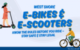 e-Bikes & e-Scooters: Notice from WestShore RCMP